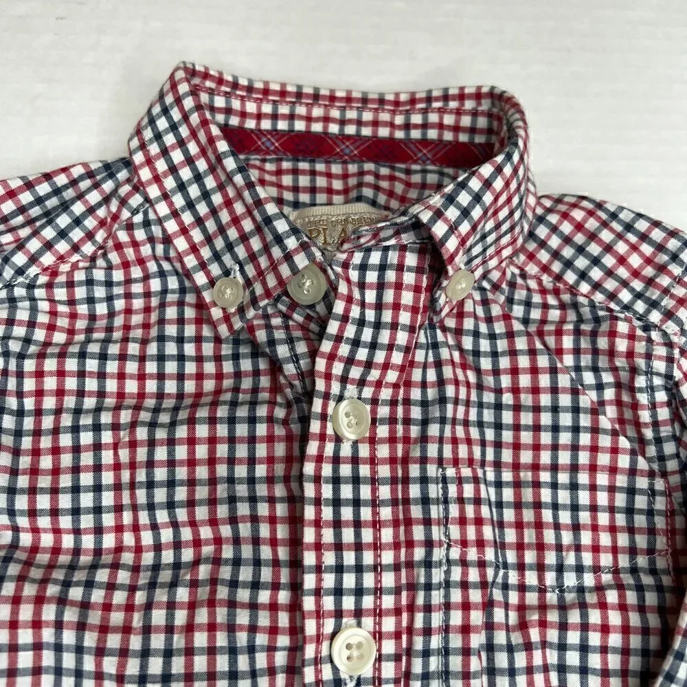 3/$15 or 5/$20 The Children’s Place classics 12 months checked button down